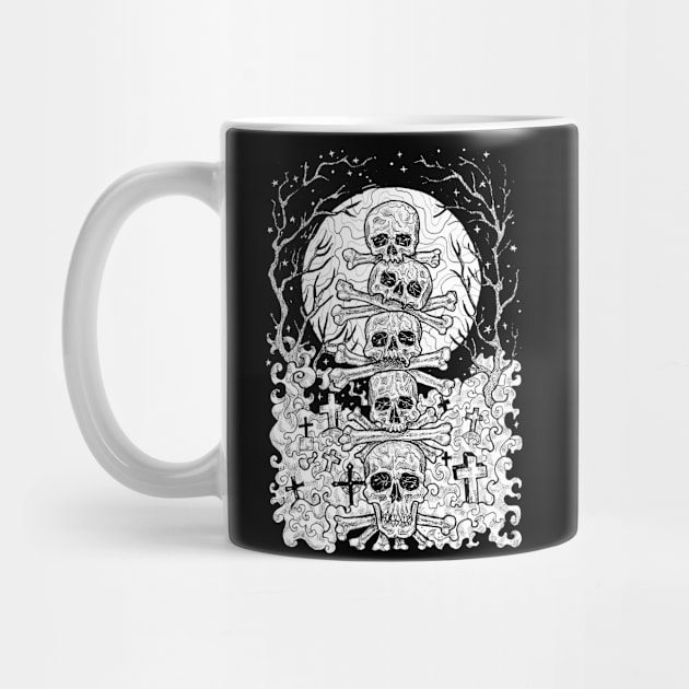 Graveyard Skulls Design (13) by Mystic Arts